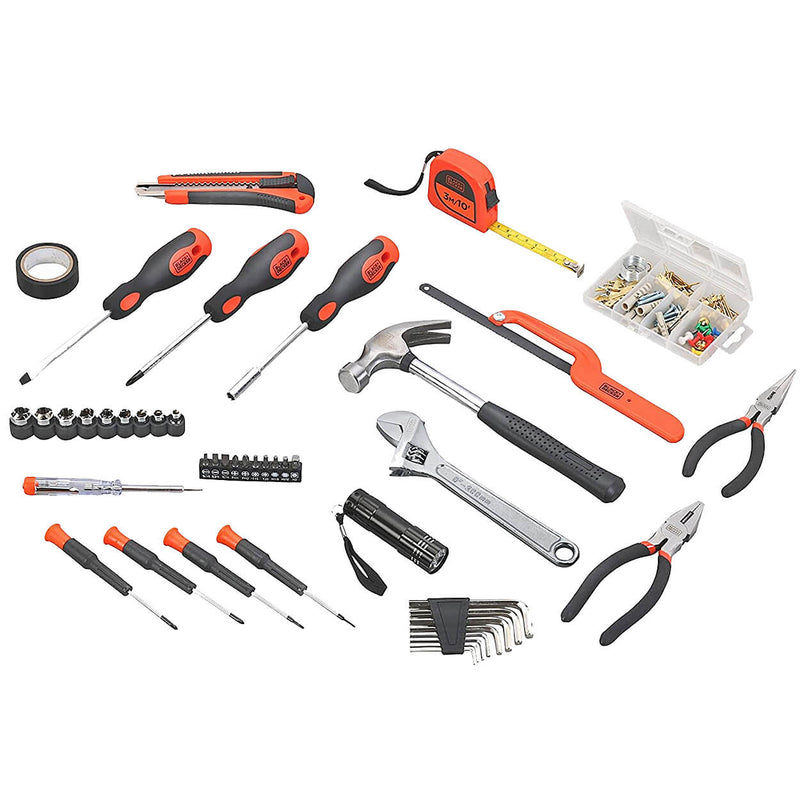 Black+Decker BMT126C Hand Tool Kit for Home DIY & Professional Use 126pc