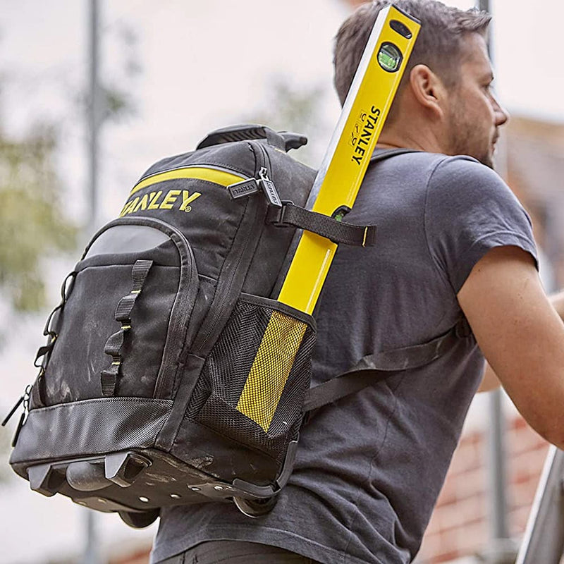 Stanley STST83307-1 Essential Tool Backpack With Telescopic Handle & Wheels