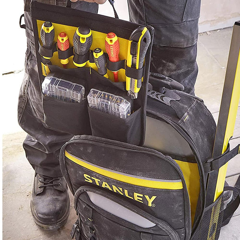 Stanley STST83307-1 Essential Tool Backpack With Telescopic Handle & Wheels