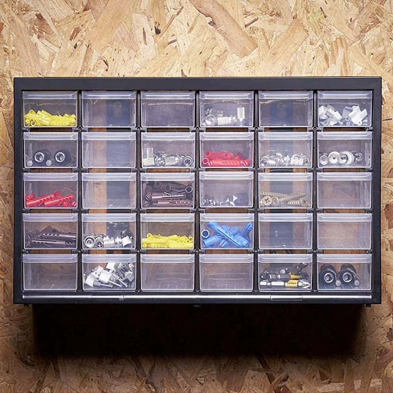 Stanley 1-93-980 Multi-Purpose Storage Bin With 30 Small Drawers