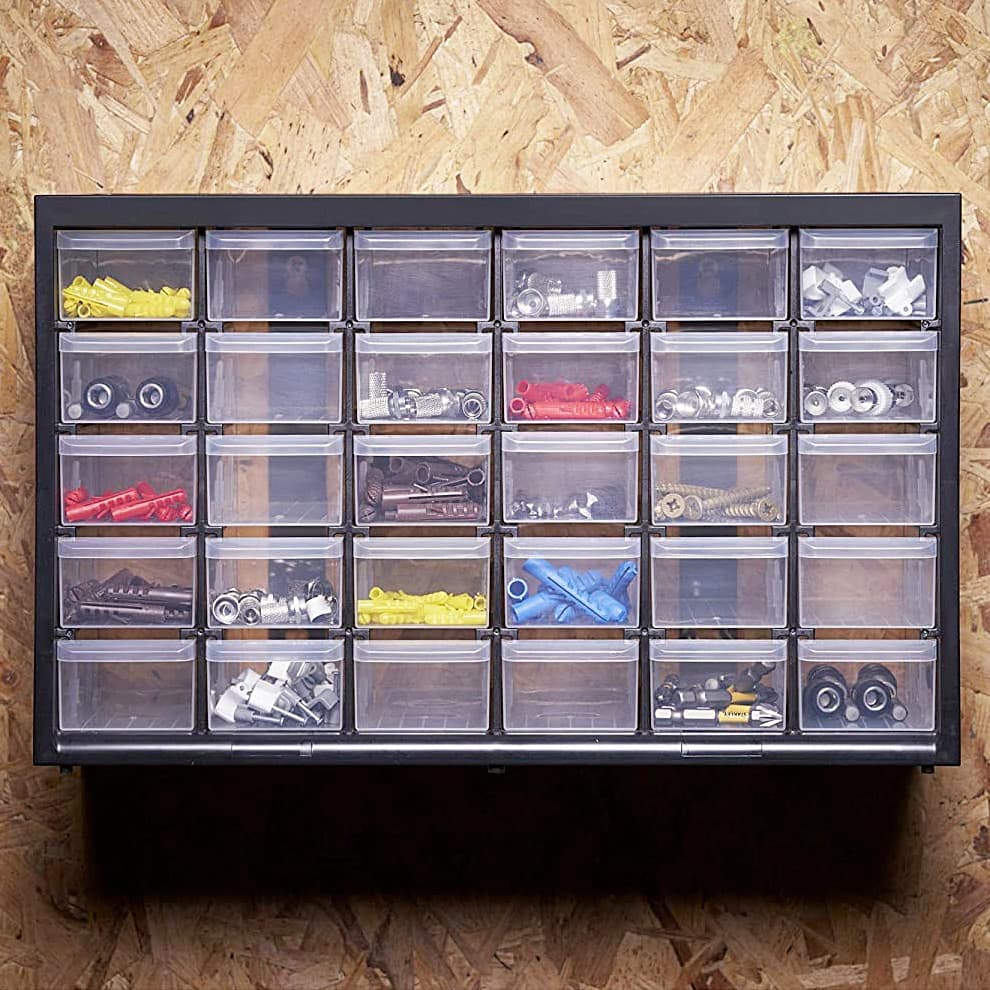 Stanley 30-Compartment Plastic Small Parts Organizer at