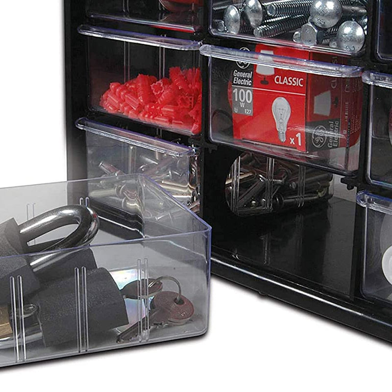Stanley 1-93-981 Multi-Purpose Storage Bin With 30 Small Drawers & 9 Large Drawers