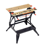 Black+Decker WM825-XJ Deluxe Large Workbench With Vertical Clamping & 250 Kg Load Capacity