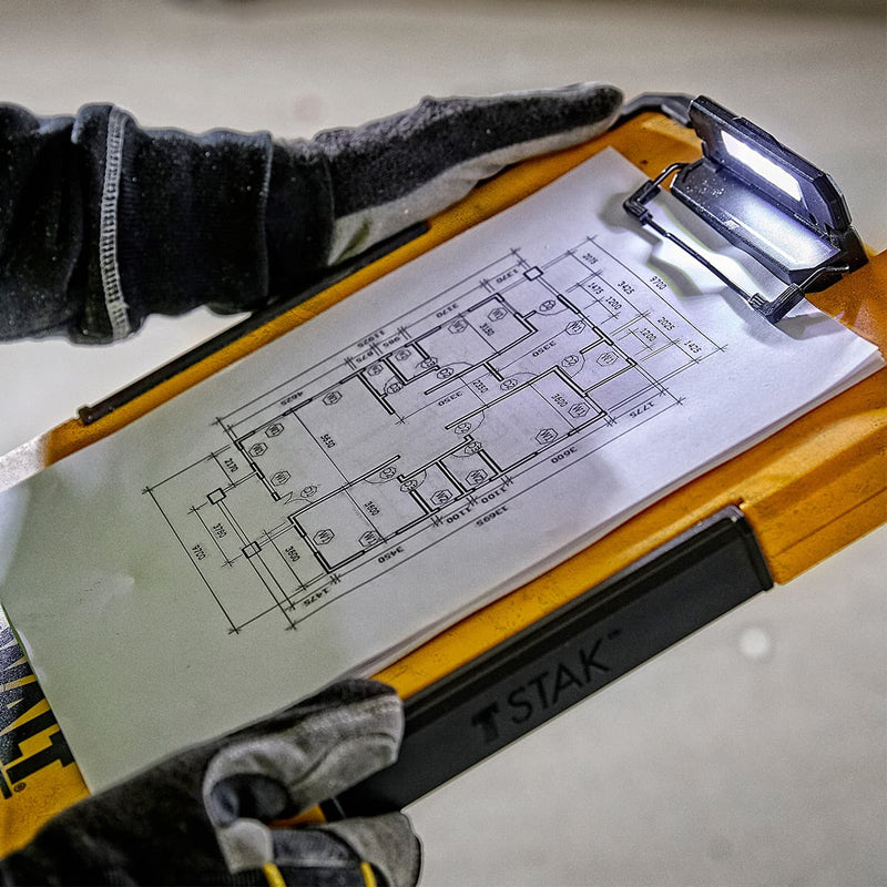 Dewalt DWST82732-1 Tstak Job Site LED Clipboard