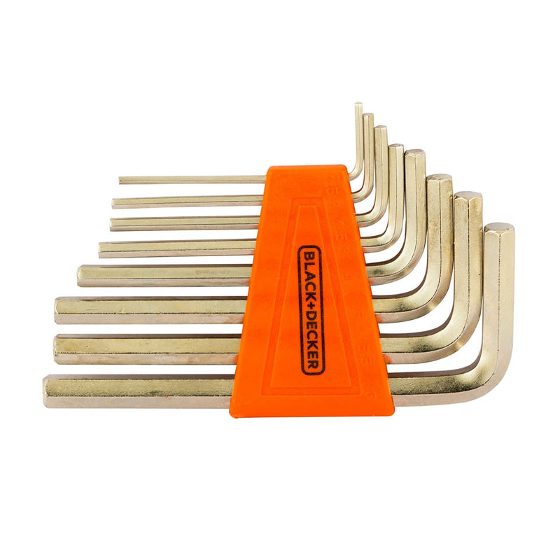 Black+Decker BDHT81593 Hex Key Set 8pcs - Pack of 2