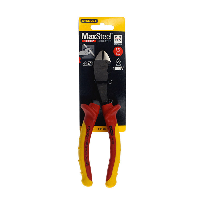 Stanley 84-003 VDE Diagonal Cutting Pliers 175mm