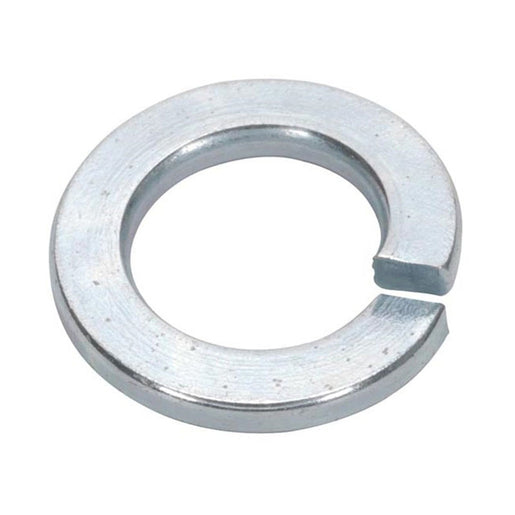 Inch Zinc Plated Spring Washers Flat Section Pack of 1000