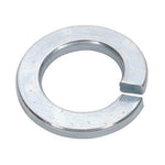 Inch Zinc Plated Spring Washers Flat Section Pack of 1000