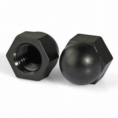Metric Black Oxide Dom Nuts (M4 - M8) Pack of 1000