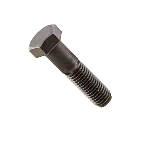M12 Black Oxide Hex Head Screws Partially Threaded (TVS) Pack of 50